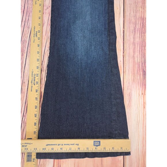Kut From The Kloth Maggy Flare Leg Dark Wash Jeans 16 - Picture 10 of 10